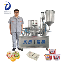 rotary hummus cup filler,hummus packing machine/filling and sealing machine